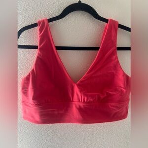 Lululemon Pink lipgloss align Sports Bra size 12 cup C/D